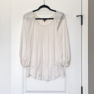 Vince Camuto Blousy Cream Top